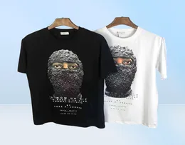 Ih nom uh nit rahat tshirt erkekler kadınlar yaz tarzı inci maske baskı üstleri tee x07127504368