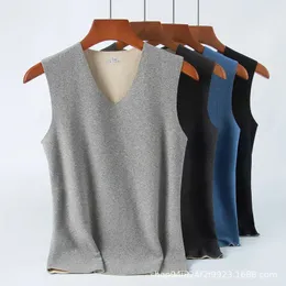 Doublesided German velvet thermal vest for men women mens underwear womens suspender distribution 240415