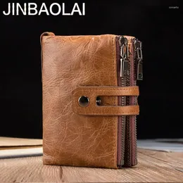 Кошельки Jinbaolai винтажные повседневные кожа