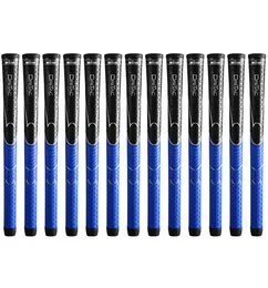 مجموعة من 13 Dritac AVS متوسطة الحجم الأسود/الأزرق Golf Grip Pu Soft Free Shipping 2010297210845