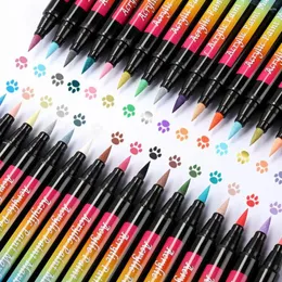Cen Ponoly Pen de vestidos de vestuário para gatos Conjunto de arte de animais de estimação 12 cores Rápula rápida de pincel seco gato gato de manicure DIY