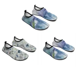 Erkek Ayakkabı Özelleştirilmiş Tasarım Diy Hayvan Karikatür Kelime Wading Kadınlar Siyah Beyaz Blue Red Slip-On Mens Trainer GAI 025 906 WO S S