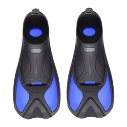 Swim Fins Portable Snorkeling Scuba Diving Flippers Non Slip Fin Full Foot Flipper Nybörjare Simutrustning 240410