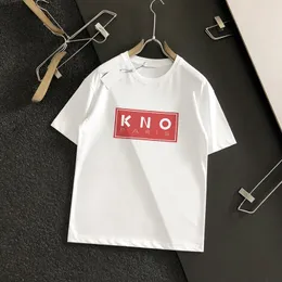 Tasarımcı Marka KZ Kısa Kollu Erkekler T-Shirt Tişört Saf Pamuk Pamuk Sıcak Gevşek Nefes Alma Moda Erkek Gömlekleri Kadın Yaz Giysileri Megogh CXD2404152