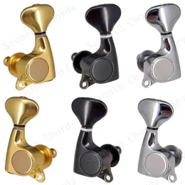 Cables A Set 6 Pcs Small FishTail Button Sealedgear String Tuning Pegs Tuners Machine Heads For Acoustic Electric Guitar