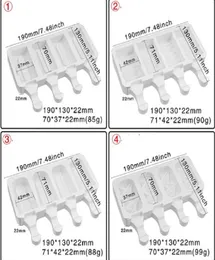 Stampi per gelato in silicone stampi lecca -lecca degli strumenti per mottoni morso pop 4 cellule celle di grado 9628810