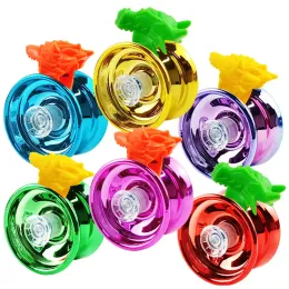 6 colori Yoyo Professional Yoyo Giocattolo in lega di alluminio per bambini Principianti per i tipografi.