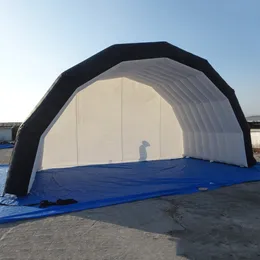 10mWx6mDx5mH (33x20x16.5ft) Free Ship custom size Inflatable Stage Tent Black Exhibition Cover Display Marquee For Outdoor Music Concert Events