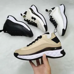 أحذية اللياقة البدنية White Women Sneakers Platfor