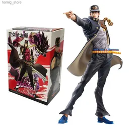 Экшн -фигуры 17см аниме Jojos Bizarre Adventure фигура Kujo Jotaro Star Platinum PVC фигура в штучной корпусе детской кукла модели Y240415