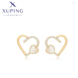 Серьги x xuping jewelry fashion Элегантный цвет сердца Золотой цвет для женщин.