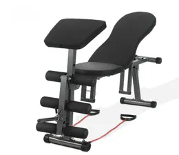 5 in 1 AB Bench Hantel Stuhl Stuhl Abdominal Board Slant Board Liegestütze Übung Rückgang der Klappbank mit einstellbarem Grad9052664