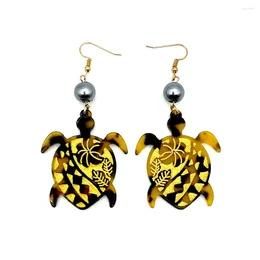 Dangle Earrings Various Shapes Fashion Women Hawaii Jewelry Tortoise Shell Drop Style With Different Designs