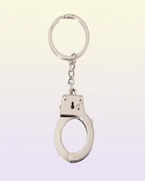 Simulering Handcuffs Metal Keychain Car Key Bottle Opener Män och kvinnor Keychain2797078