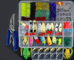 205206207PCS Fiske Lures Set Mixed Minnow Spoon Lure Soft Lure Fishing Accessory in Box Artificial Bait Pesca B226 2010315641009