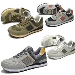 NOWOŚĆ 574 BUTY DROGUKACJI MĘŻCZYZN KOBIETY 574S SALE SALE VINTAGE Beige Brown Grey Blue Men Treners Sport Sneaker Outdoor Sports Training Buty Rozmiar 35-45