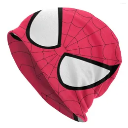 Boinas Spider Web olhe Bonnet Hats Chapéu de malha legal para homens Mulheres outono inverno homem morto de homem goranies Caps