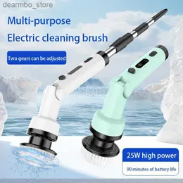 تنظيف فرش كهربائية معالجة فرشاة Cleanin Cleanin Multi-Function Multi-Function Anle Wireless Rotatin Car Moulding Cleanin Artifact L49