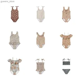 Clothing Sets spots childrens one-piece swimsuit set Y240415Y240417HY1M