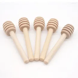 Cucchiai 100/50/24 pezzi bastoncini Honeycomb bastoncini di legno Mieti di miele portatile Mudiale per le feste di nozze