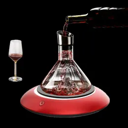 Intelligent Electric Automatic Rotation Shaking Red Wine Separator Simple Household Decanter Commercial Sets Affordable 240415