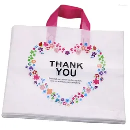 Gift Wrap 50Pcs Thank You Bag Birthday Christmas Party Wedding Packaging Plastic Decoration Small Business
