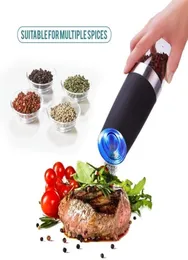 2Pcs Electric Automatic Pepper Spice Grain Mill Stainless Steel Gravity Shaker Salt Grinder Porcelain Grinding Core Kitchen Tool 25303081