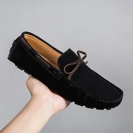 Mocassadores Sapatos casuais Black Branco cinza azul marrom treinadores de homens esportes ao ar livre tênis Gai Tamanho 38-47 Caminhada de caminhada