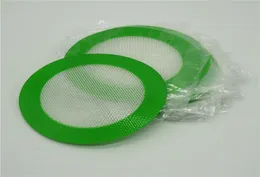 5pcslot redondo tapetes de silicone de cera Pads antiaderentes de silicone Herba seca tapa de tapete de tapete de tapete dabber folhas Dab Pad Green9199310