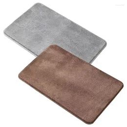 Mattor Polyester vattenabsorberande dyna förhindrar slips matta multifunktionell duschmatta återanvändbart vardagsrum plysch mattdekor för hem