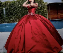 Burgundy Princess Quinceanera Dresses 2021 Sweet 16 Ball Grow Devendante Dontrids Tulle Vestidos de 158370762