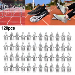 120pcs 025inch Track Field Nadel mit Schraubenschlüsselspitzen Stahl für den Lauf von Campingschuh Ersatz im Freien 240412