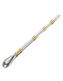 Filtro de aço inoxidável portátil destacável e lavável Filtro de aço inoxidável Tubularis Vintage Gold Batened Straws Top Quality 4 8WD WW4089798