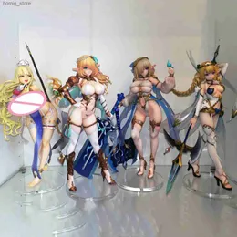 Actionspielzeugfiguren 26 cm Soft Elf Mura Lincia Sexy Nackt Mädchen Model PVC Anime Action Hentai Figur Erwachsener Sammlung Modell Spielzeug Puppengeschenke Y240415