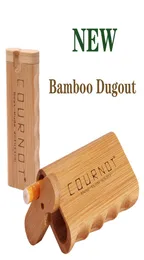 78mm naturlig bambu dugout keramik en hitter bat pipe mini bambu dugout box rök hand pipe tillbehör7569241