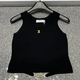 CE Women Tanks Cotton Blend Tank Tops Letters Designer Kjolar Yoga Suit Channel Dress Bra Vest Ladies Solid Vintage T Shirt S-L