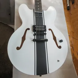 D'Angelico Excel SS Semi-Hollow Body Electric Guitar in White | Cream City Music