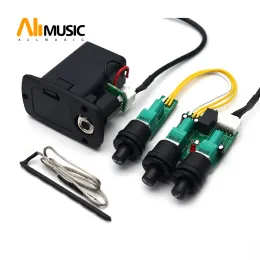 Cables 3 Band Acoustic Classical Guitar Equalizer Guitarra EQ Preamp Concise Bass Tone Volume adjustable Violao Pickup Drop Shipping