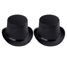 2 pezzi Cappuccetti per adulti Cappelli morbidi Tophat Hats Creative Magic Hat Decorazioni vestire oggetti di scena per lo spettacolo Cosplay Prom Party5143831