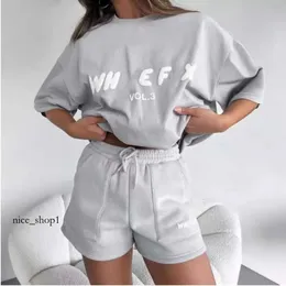 White Foxx Designer T Shirt Woman Set Tracksuit English Letters Tshirt A New Stylish Sportswear Mens T Shirts Two-Piece Set Of Shorts Multi-Style Choose 817