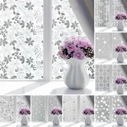 Оконные наклейки уединения Клейская стеклянная пленка заморозить 45 100 см 1 % непрозрачной спальни для домашнего декора