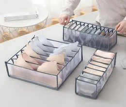 3PCSSet Drawer Storage Box Bh Closet Organizer Underpants Socks Storage Grid Finish Box Foldbar 24 Grid Divider Bras Sock LJ9355756