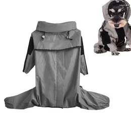 犬のアパレルレインコート通気性dosgジャケット再利用可能なウォータープロフCaots調整可能なペット猫犬用服