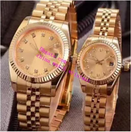 Luxury Watch Mens Womens Lovers Couples Style 28mm 36mm Classic Movimento automático Jubileu Mechanical Bracelet Lady Wristwatches M5864350