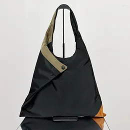 Hobo Triangle Shape Nylon Cloth Large Capacity Hobos Bag For Women Luxury Designer Handbag Purse 2024 In Casual Shopping Shoulder