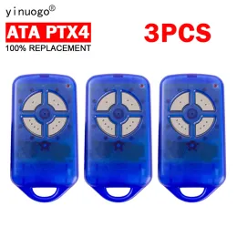 Rings 3 PCS ATA PTX4 Remote Control Garage Door Opener ATA PTX4 PTX 4 Garage Remote Control Command Controller for Keychain Barrier