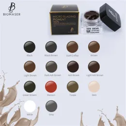 Leveranser Biomaser Microblading Pigment for Eyebrow Lips Tattoo Ink Permanent Makeup Paint Brown Pigment Semi Tattoo Color Inks