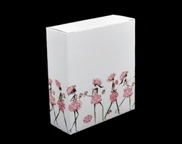 10pcs 접이식 흰색 크래프트 판지 패키지 마스크 화장품 선물 선물 카드 포장 상자 3049931