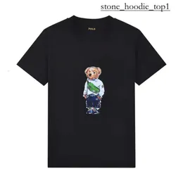 Ursion Shirt Designer masculina camiseta de urso de urso gráfico impressão gráfica lazer moderna Qualidade durável casal branco preto massan feminina roupa urso camiseta pólo tops 6452