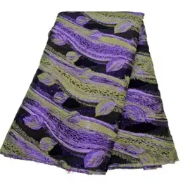 Çok renkli Afrika Jakar Kumaş Dantel Nijeryalı Fransız Tül Dantelli Yüksek Kaliteli Broad Dantel Kumaş Düğün Elbisesi 240407